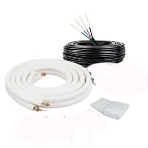 kit tubulação + cola+ cabo pp 6  metros