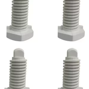 Kit 4 Pé Nivelador Parafuso Brastemp