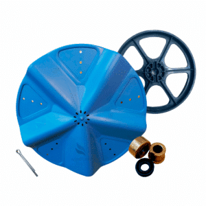 Batedor Agitador Polia e kit bucha bronze Tanquinho Newmaq Azul 10kg 12kg